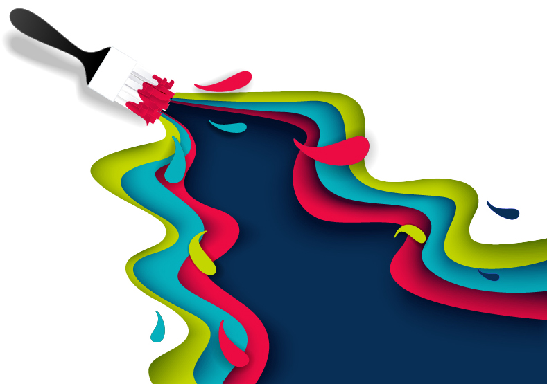 Abstract Paint Art Small