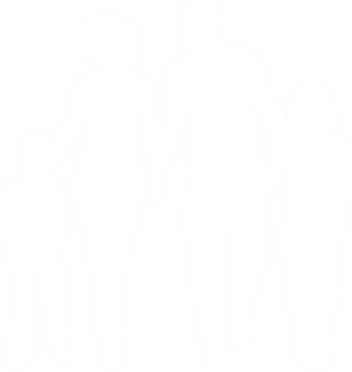 Family White Silhouette